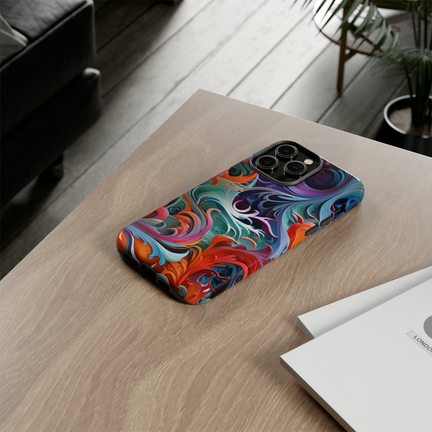 Spiral Paint Art Pattern Tough Case