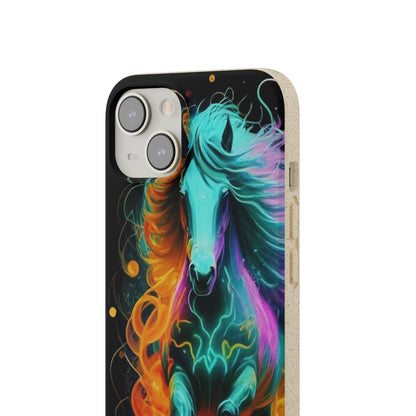 Psychedelic Horse Biodegradable Case