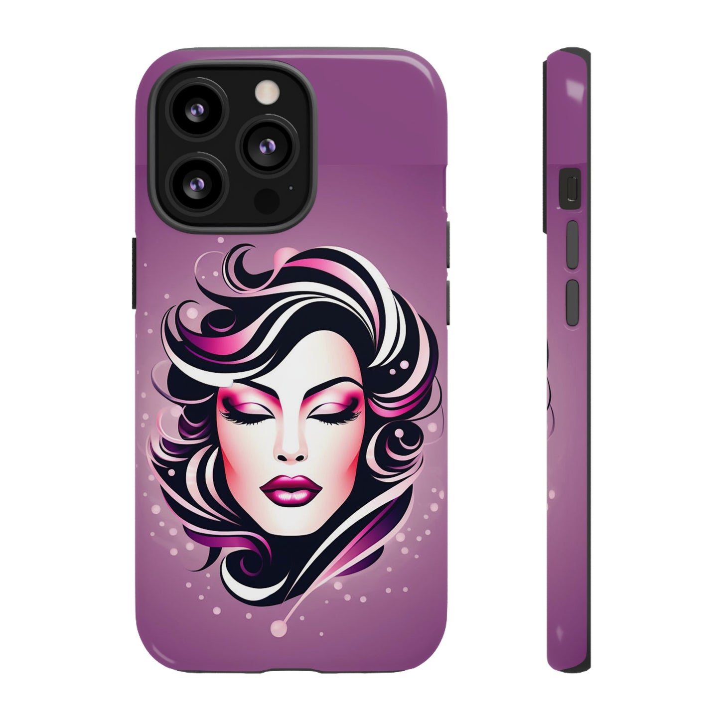 Magenta Lady Tough Case