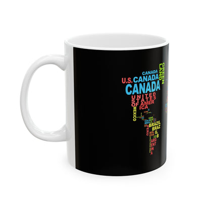 World Map Coffee Mug