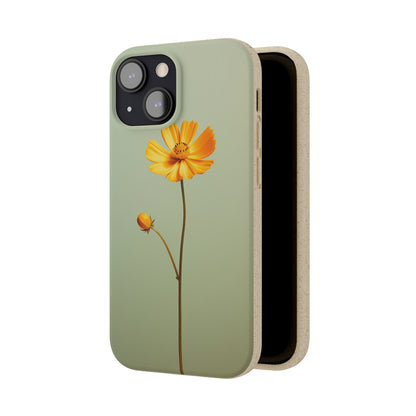 Lone Flower Biodegradable Case