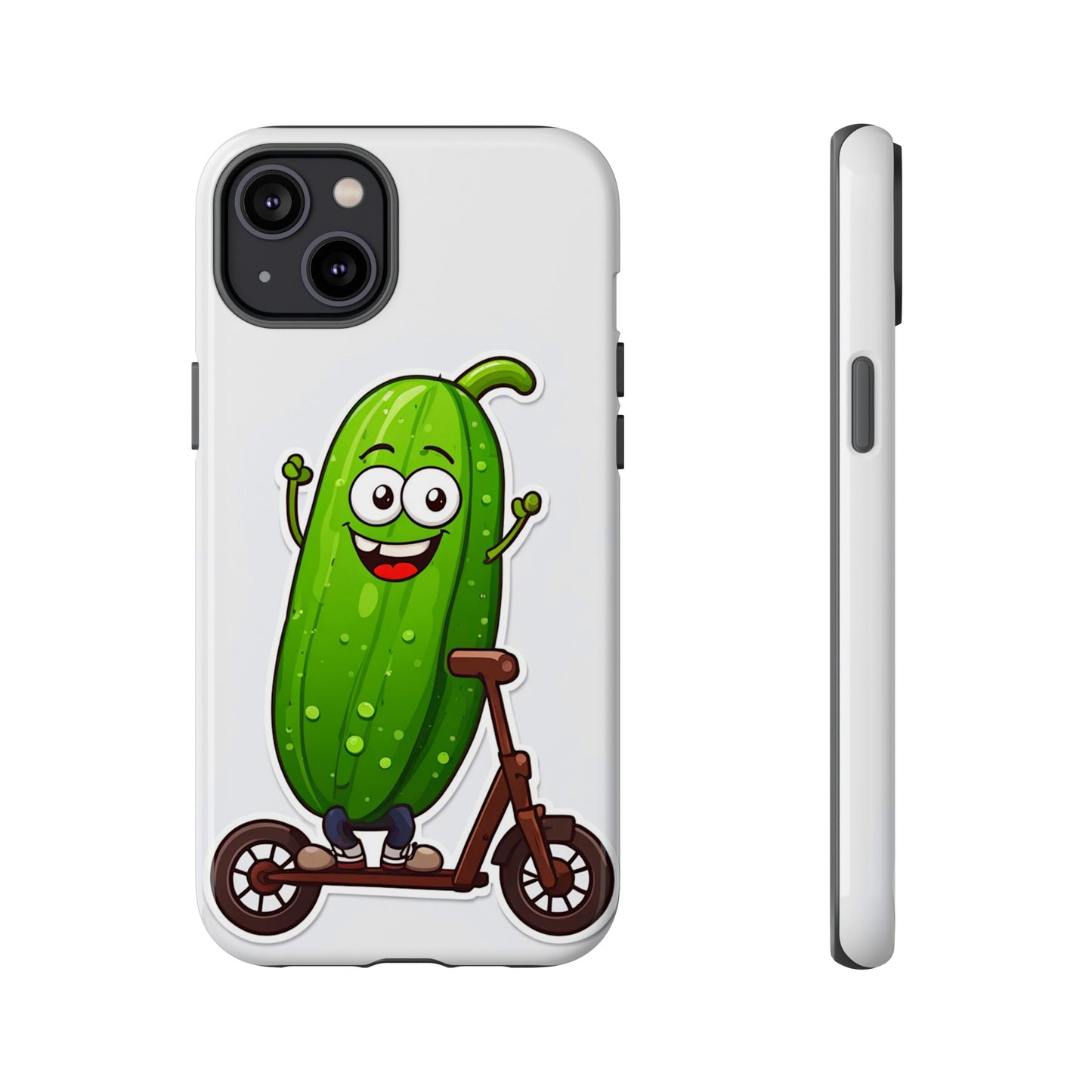 Cucumber on Scooter Tough Case