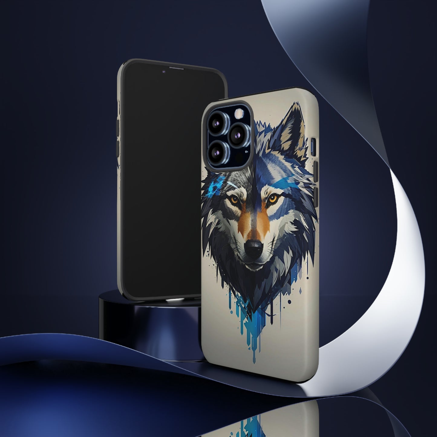 Blue wolf Tough Case