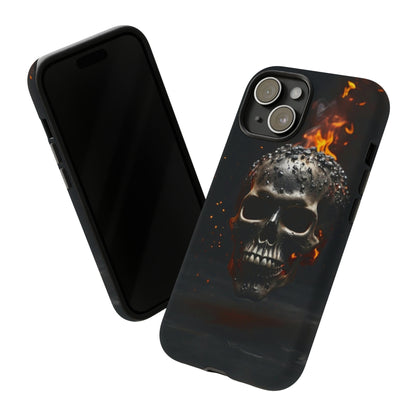 Fiery Skull Tough Case