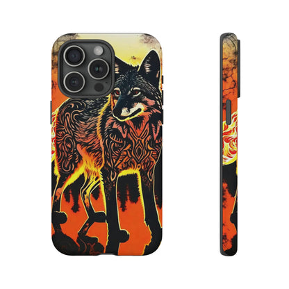 Fiery tail Tough Case