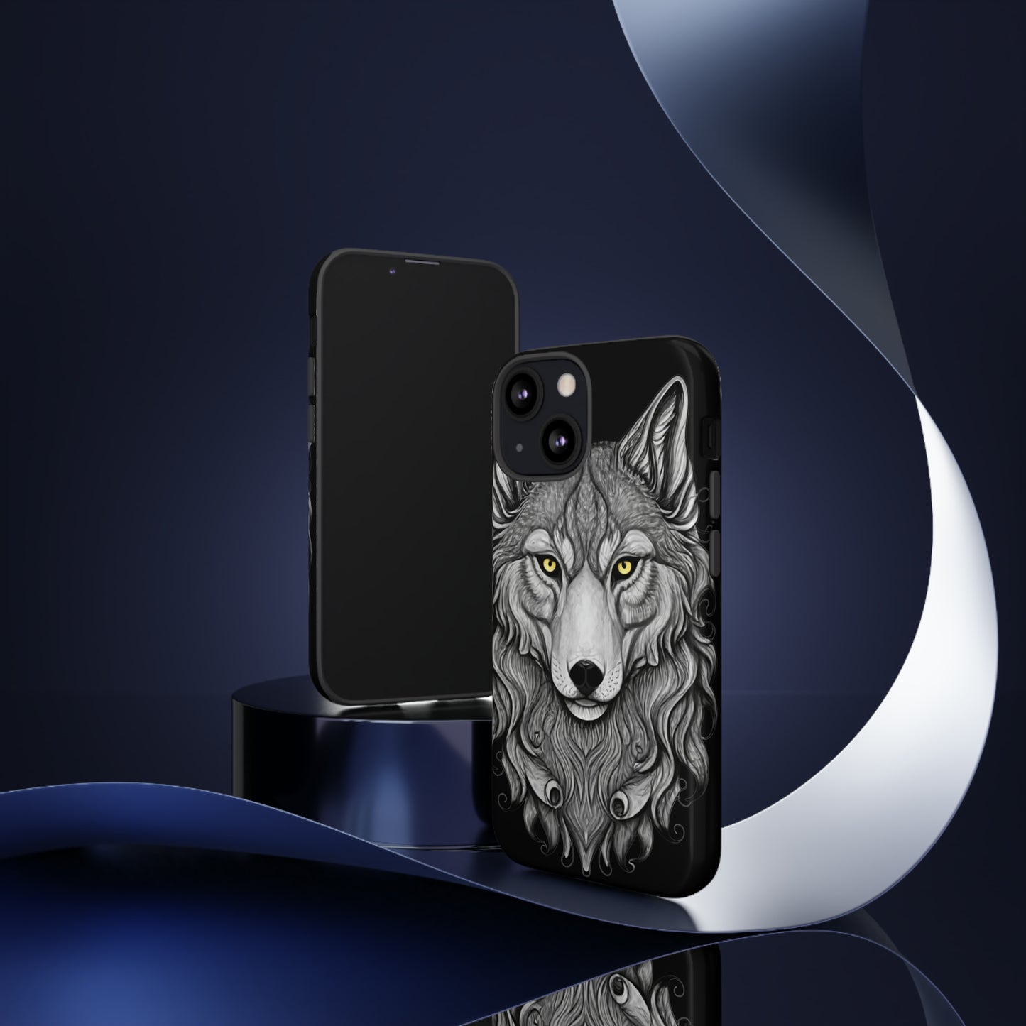 Wolf Pattern Tough Case