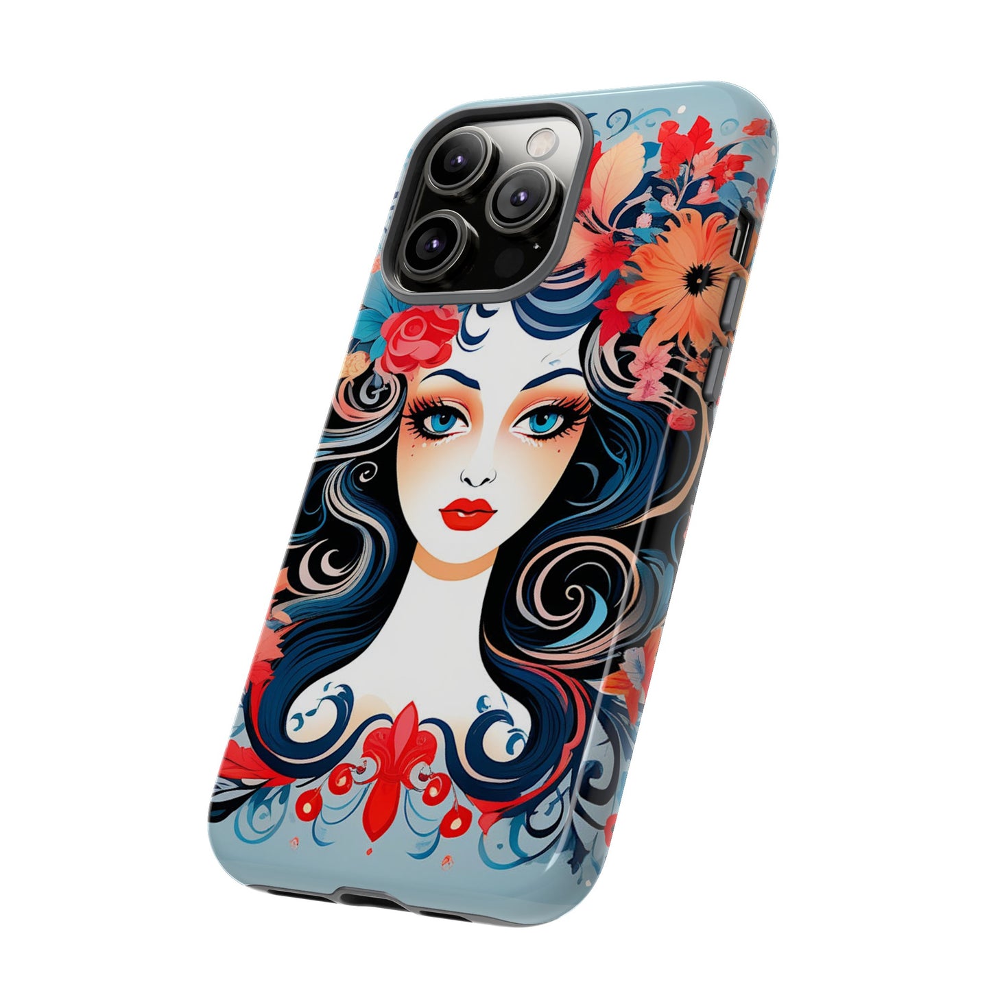 Floral Lady Tough Case