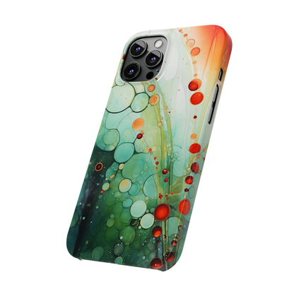 Abstract Shapes Design Slim Phone Case - Colorwink