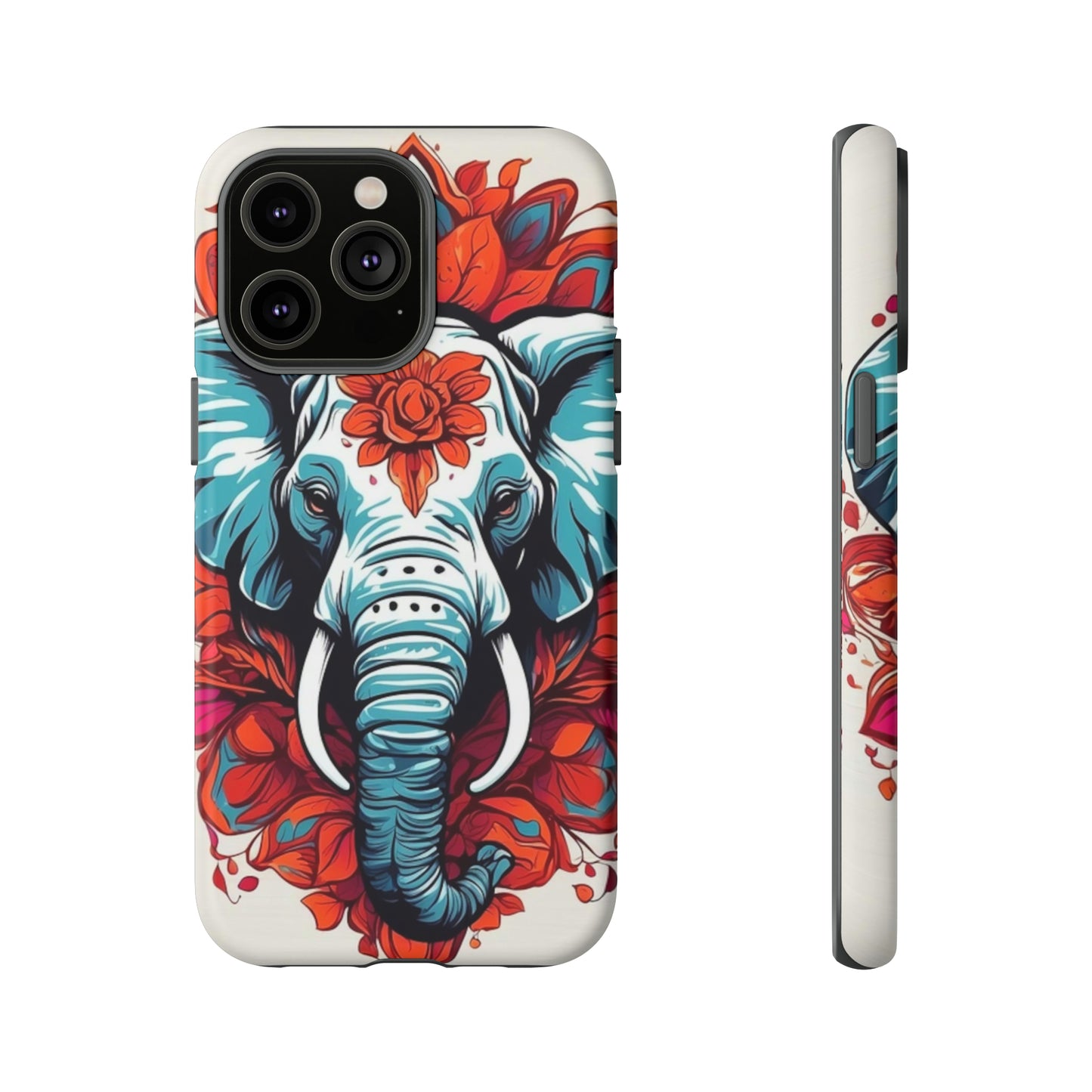 Floral Elephant Tough Case