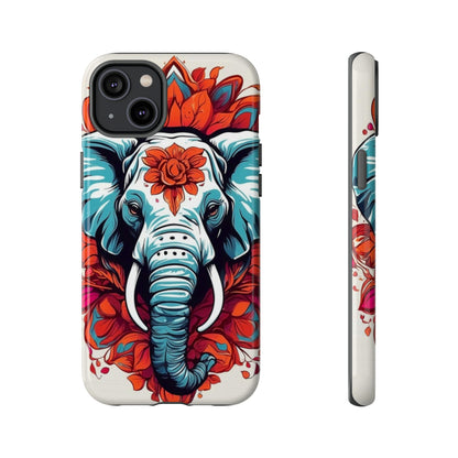 Floral Elephant Tough Case