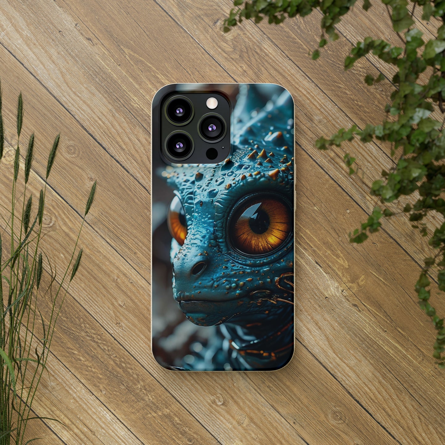 Curious Gecko Biodegradable Case