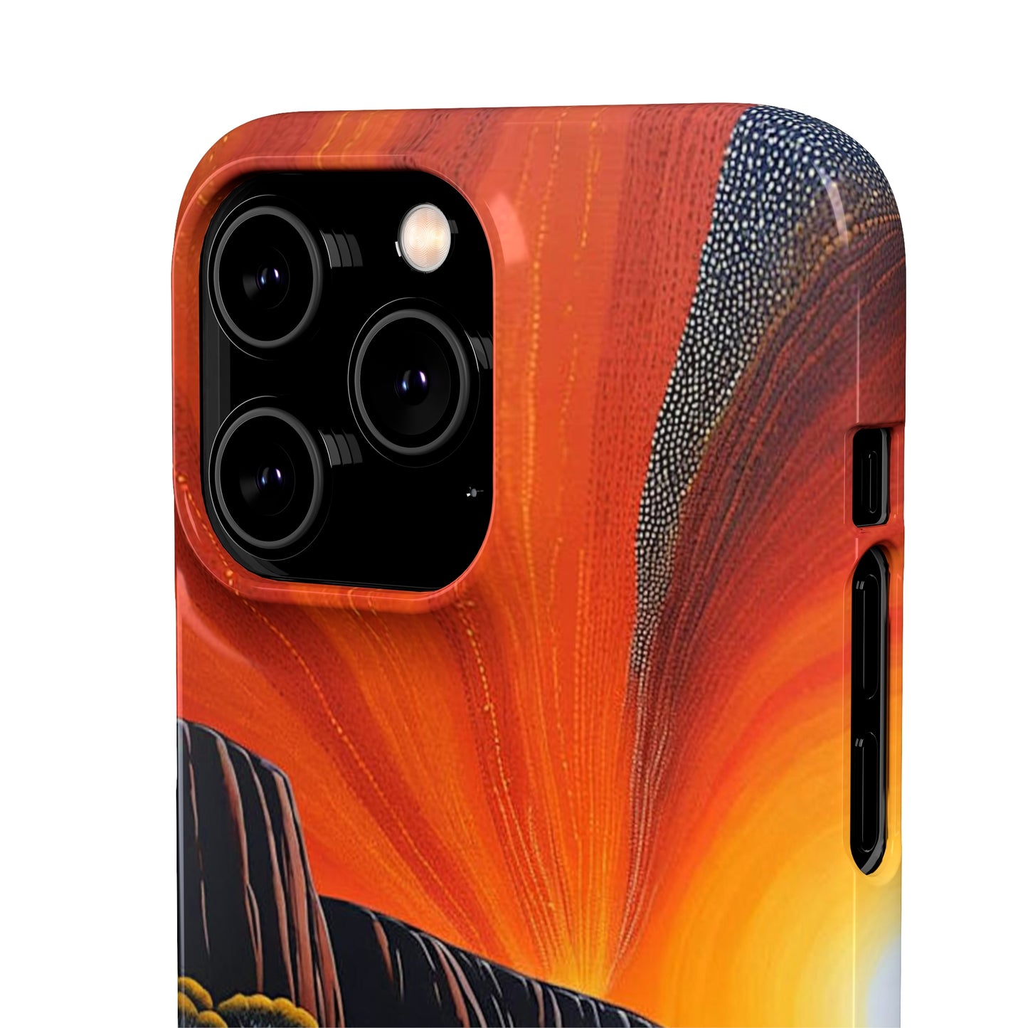 Orange landscape Snap Case - Colorwink