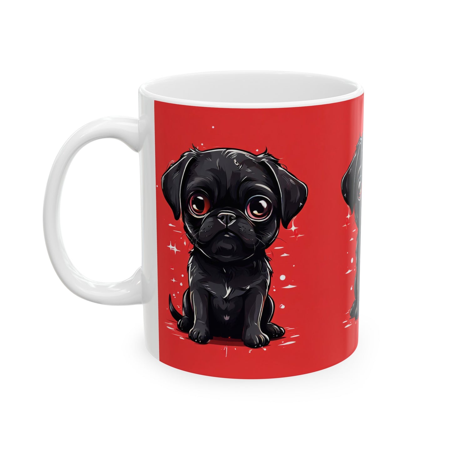 Black Puppy Coffee Mug