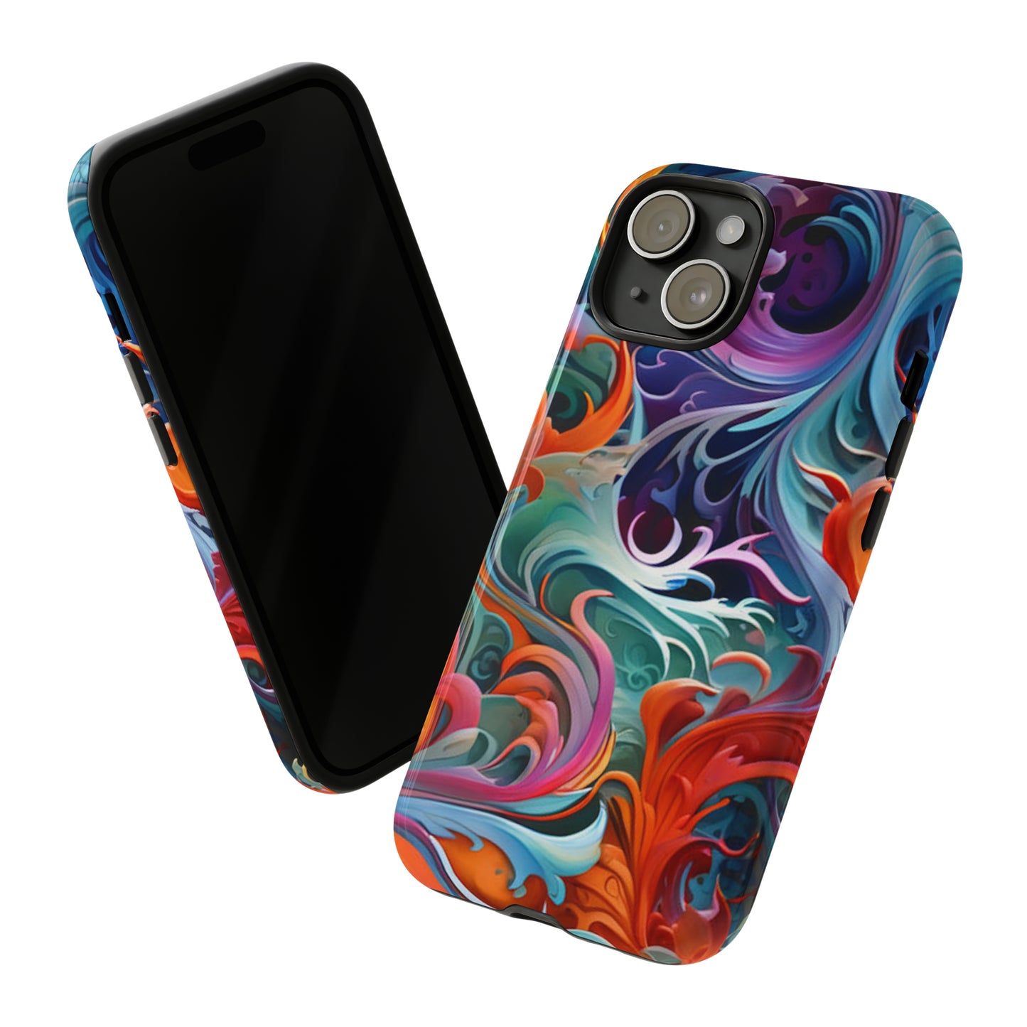 Spiral Paint Art Pattern Tough Case