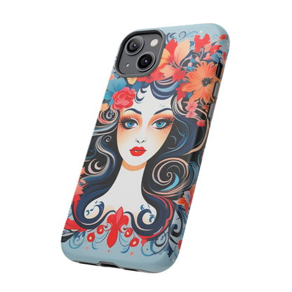 Floral Lady Tough Case