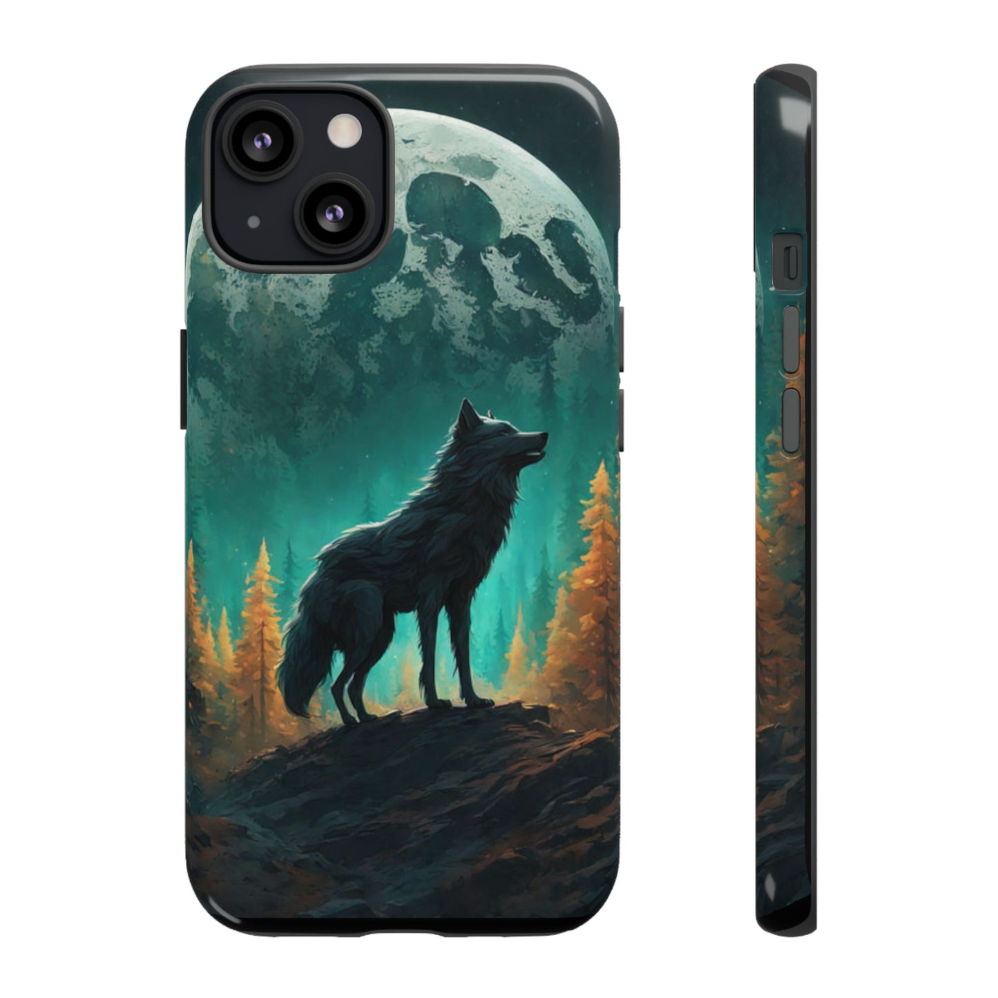 Wolf On Hill Top Tough Case