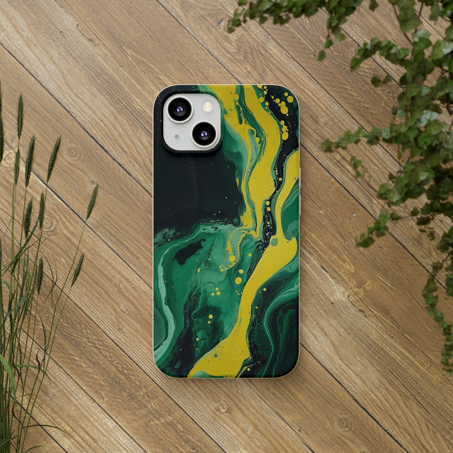 Swirling Shadows Design Biodegradable Case