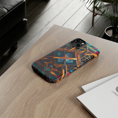 Abstract Tesseract Tough Case