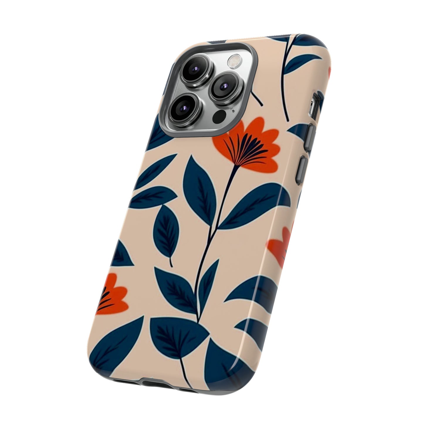 Floral Pattern Tough Case