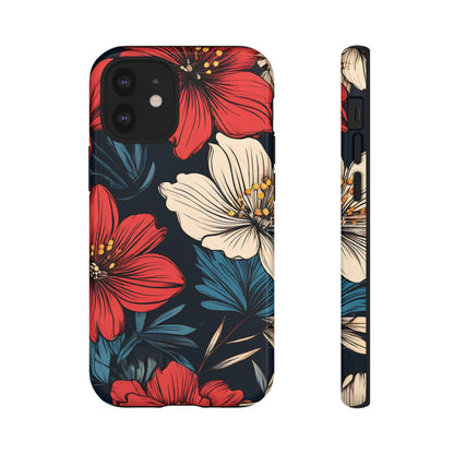 Two Flowers Tough Case