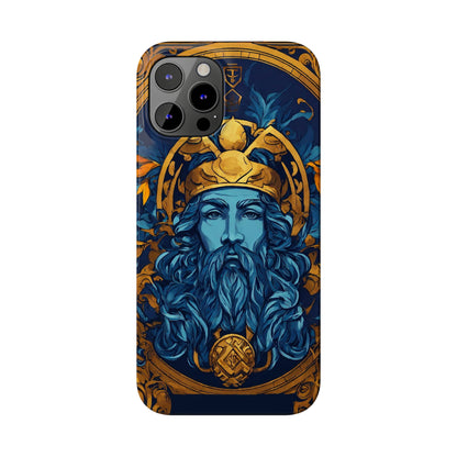 Greek God Slim Phone Case - Colorwink