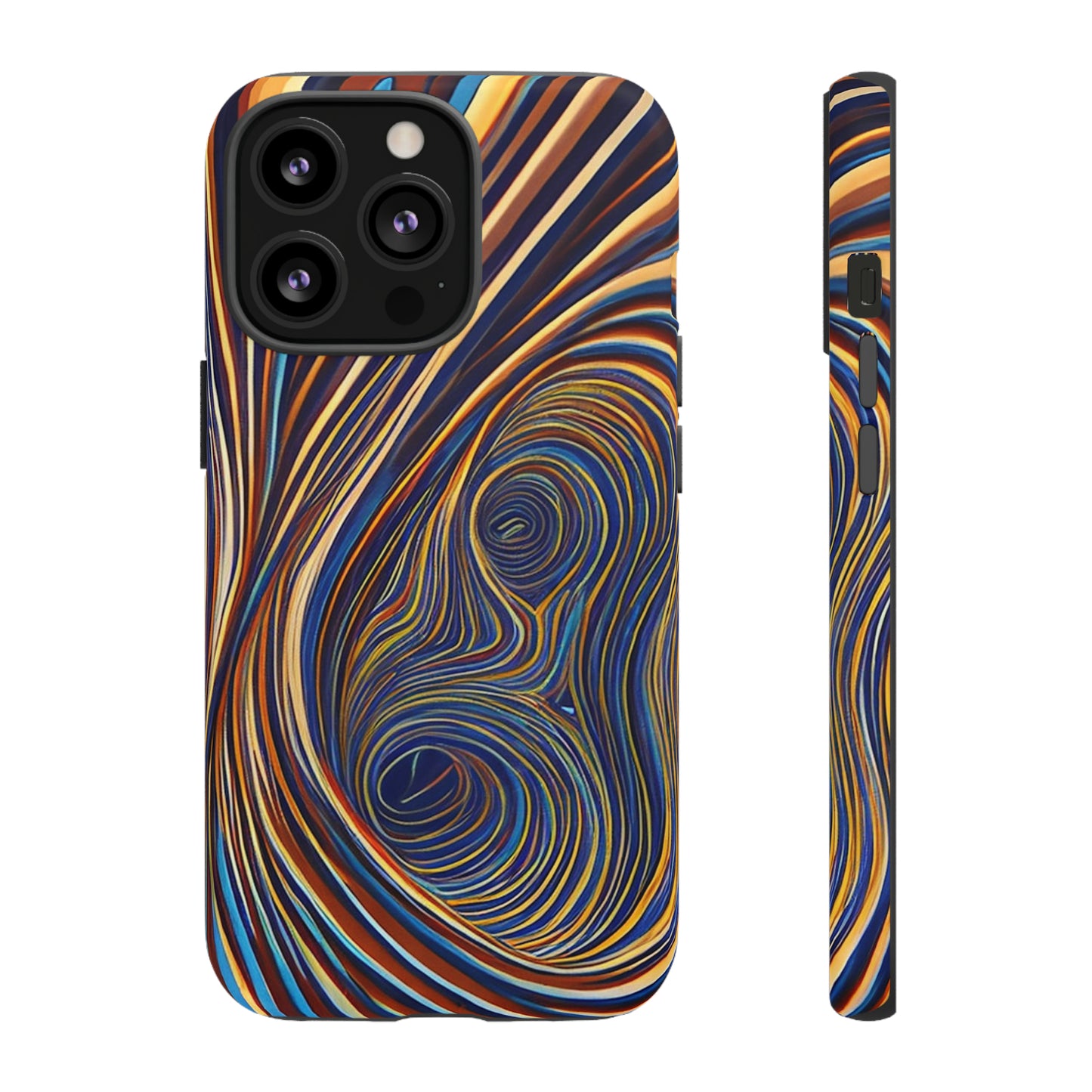 Spiral illusion Pattern Tough Case