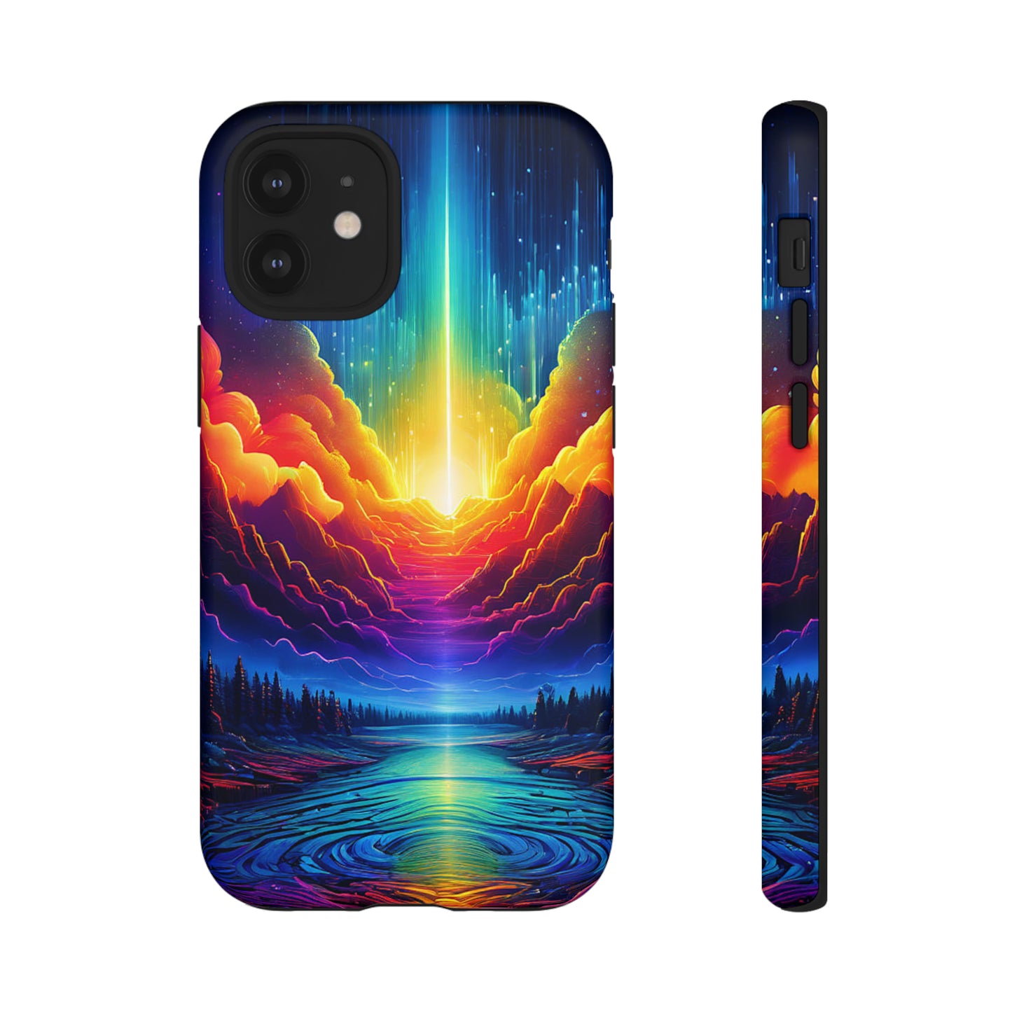 Rainbow Clouds Tough Case