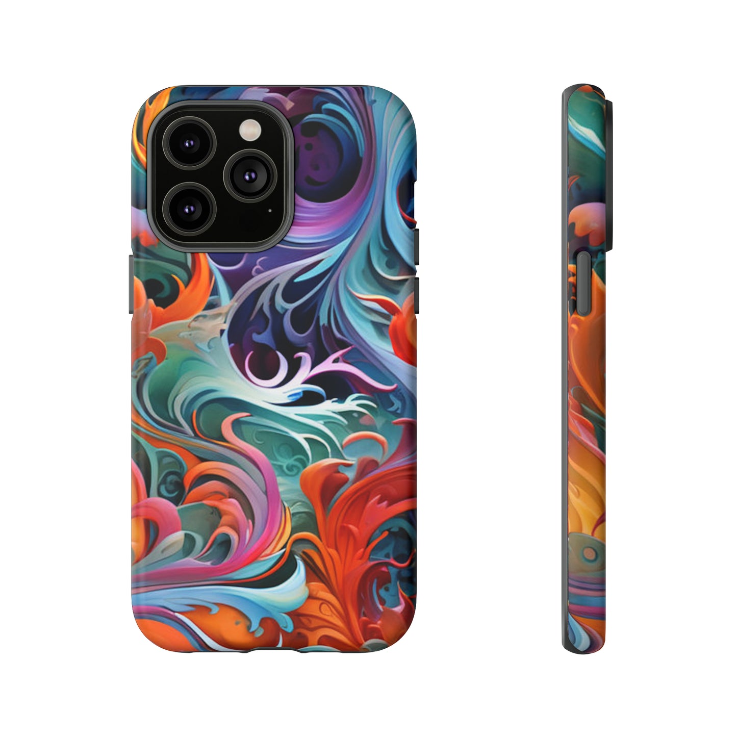 Spiral Paint Art Pattern Tough Case