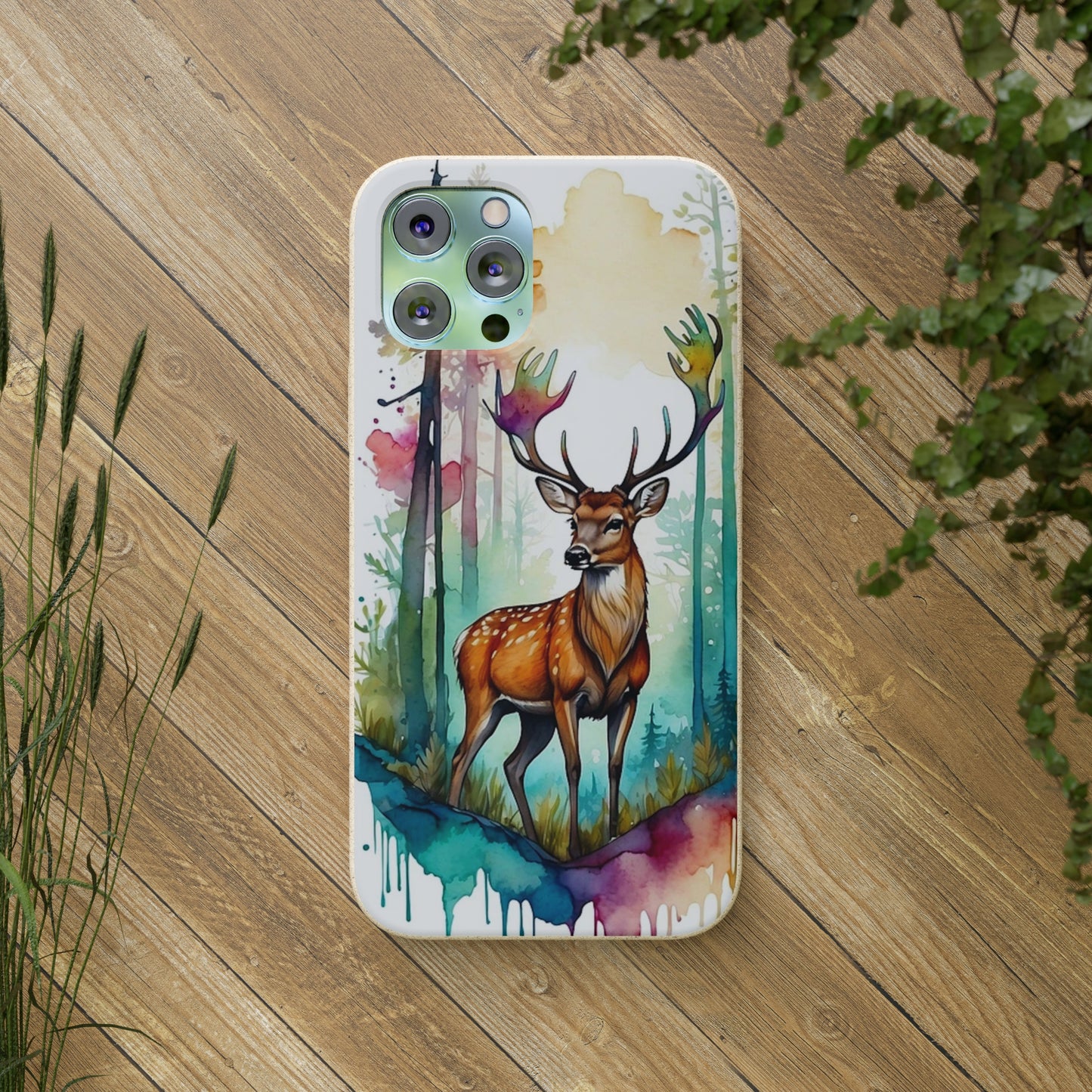 Forest Majesty Deer Biodegradable Case