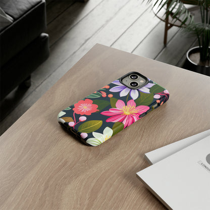 Pink Flower Pattern Tough Case