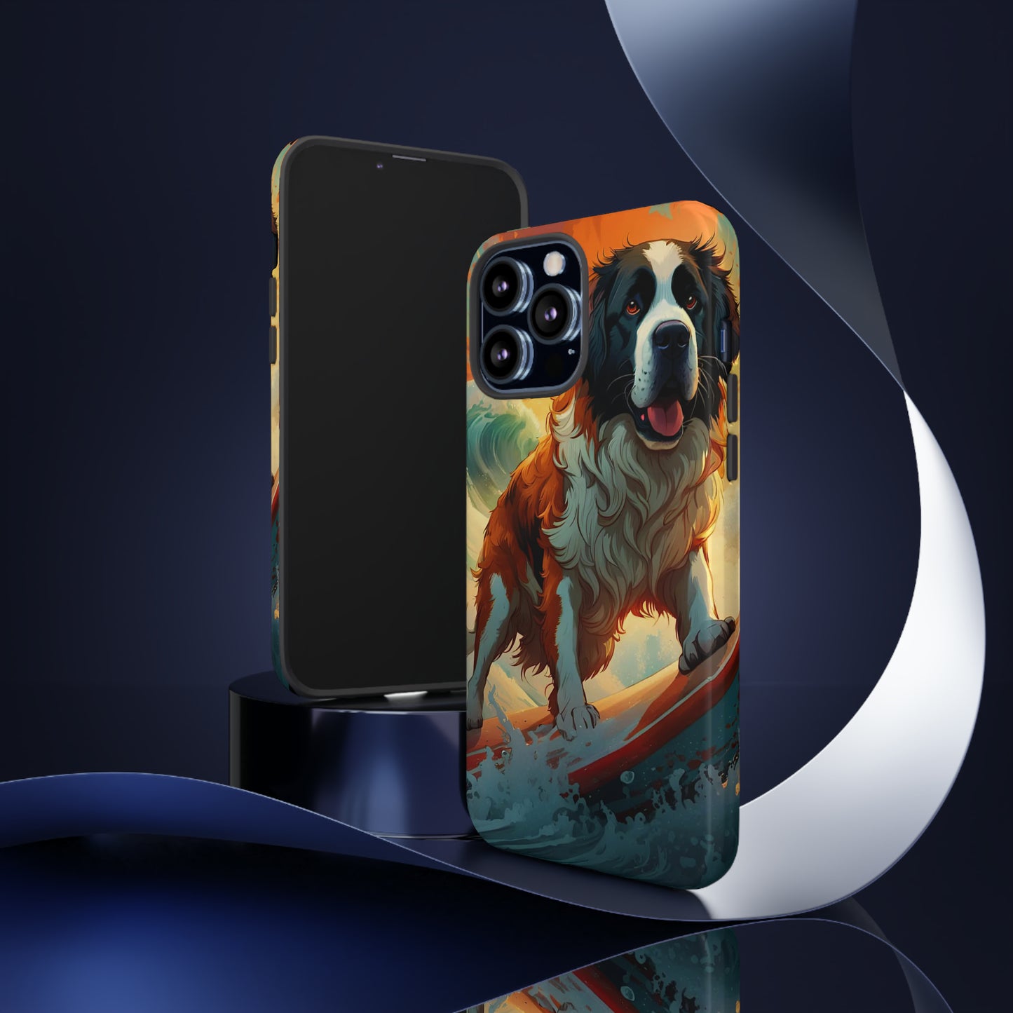 The Dog Surfer Tough Case