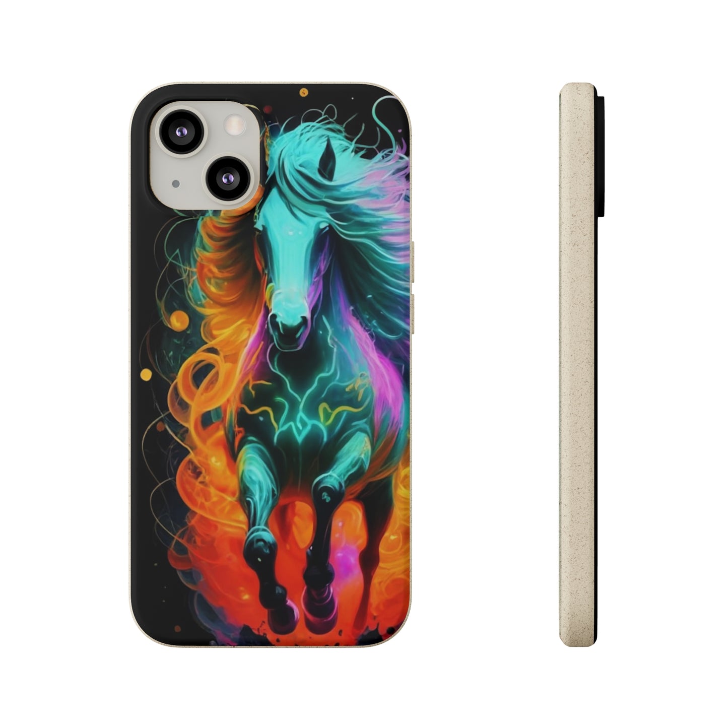 Psychedelic Horse Biodegradable Case