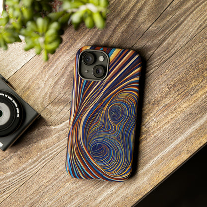 Spiral illusion Pattern Tough Case