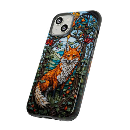 Stained Glass Art of a Fox Tough Case