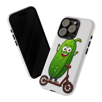 Cucumber on Scooter Tough Case