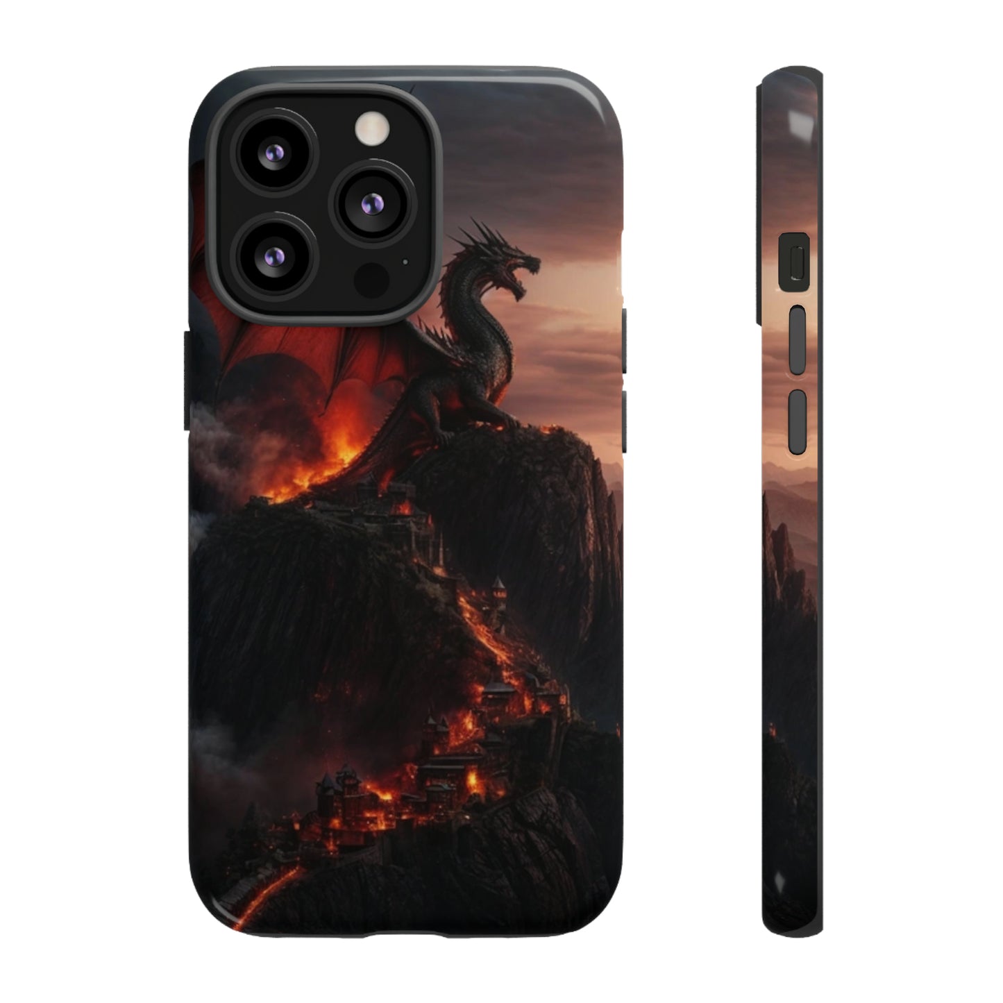 Dragon on mountain Tough Case