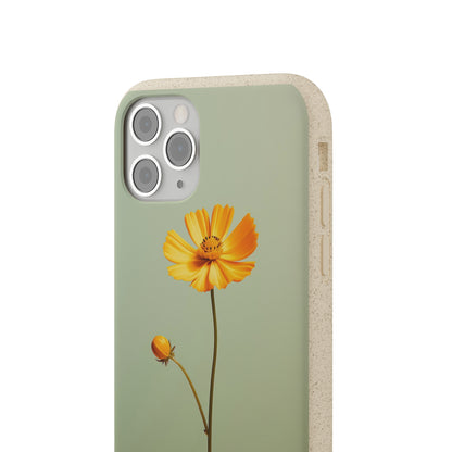 Lone Flower Biodegradable Case