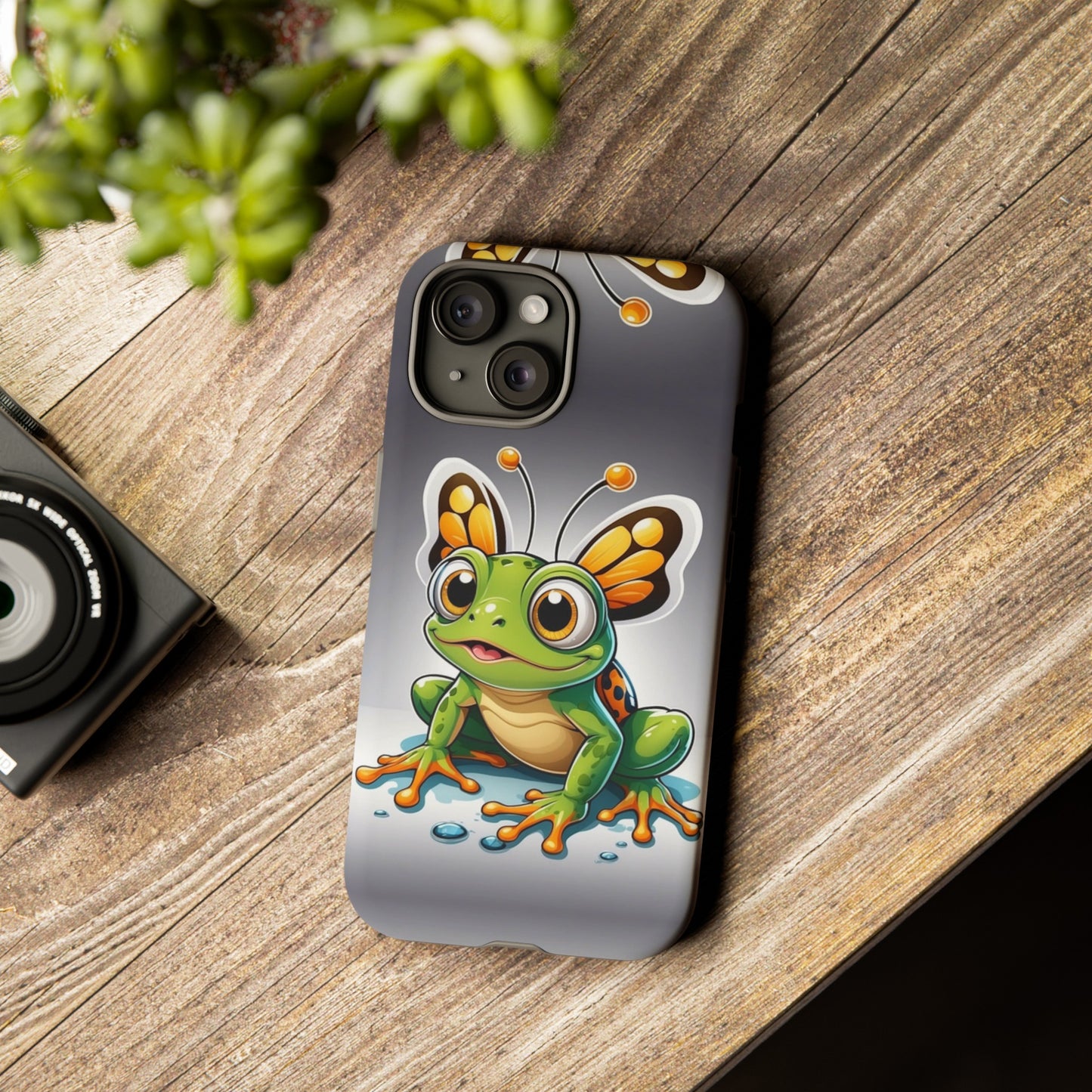 Butterfly-Frog Tough Case