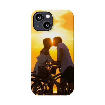 Sunset Kiss Slim Phone Case