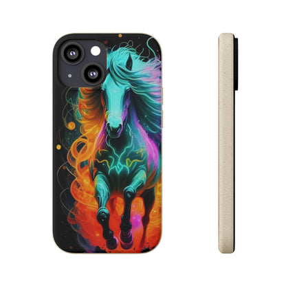 Psychedelic Horse Biodegradable Case