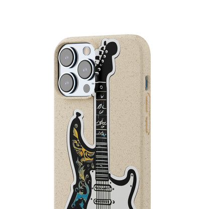 Artistic Guitar Trendy Biodegradable Cases