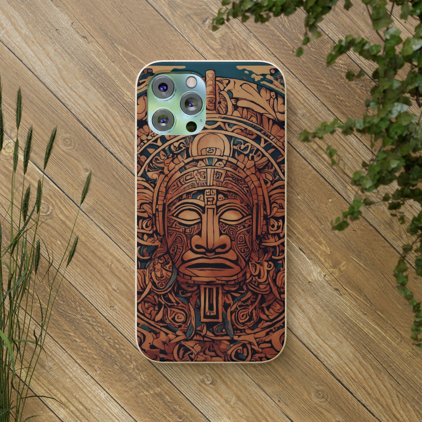 Marquesan Tattoo Style Biodegradable Case