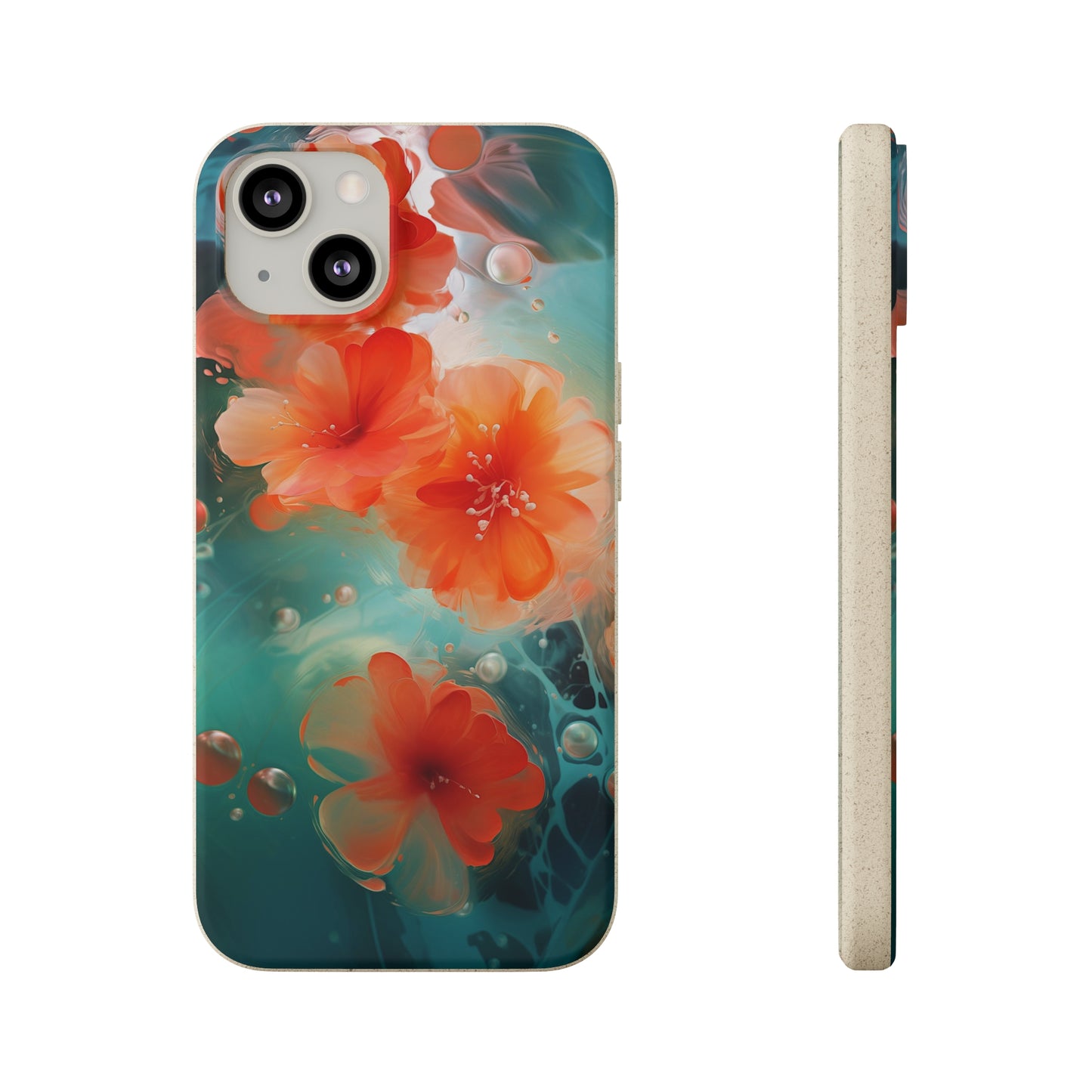 Flower painting Biodegradable Case