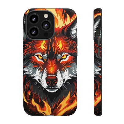 Fiery Wolf Tough Case