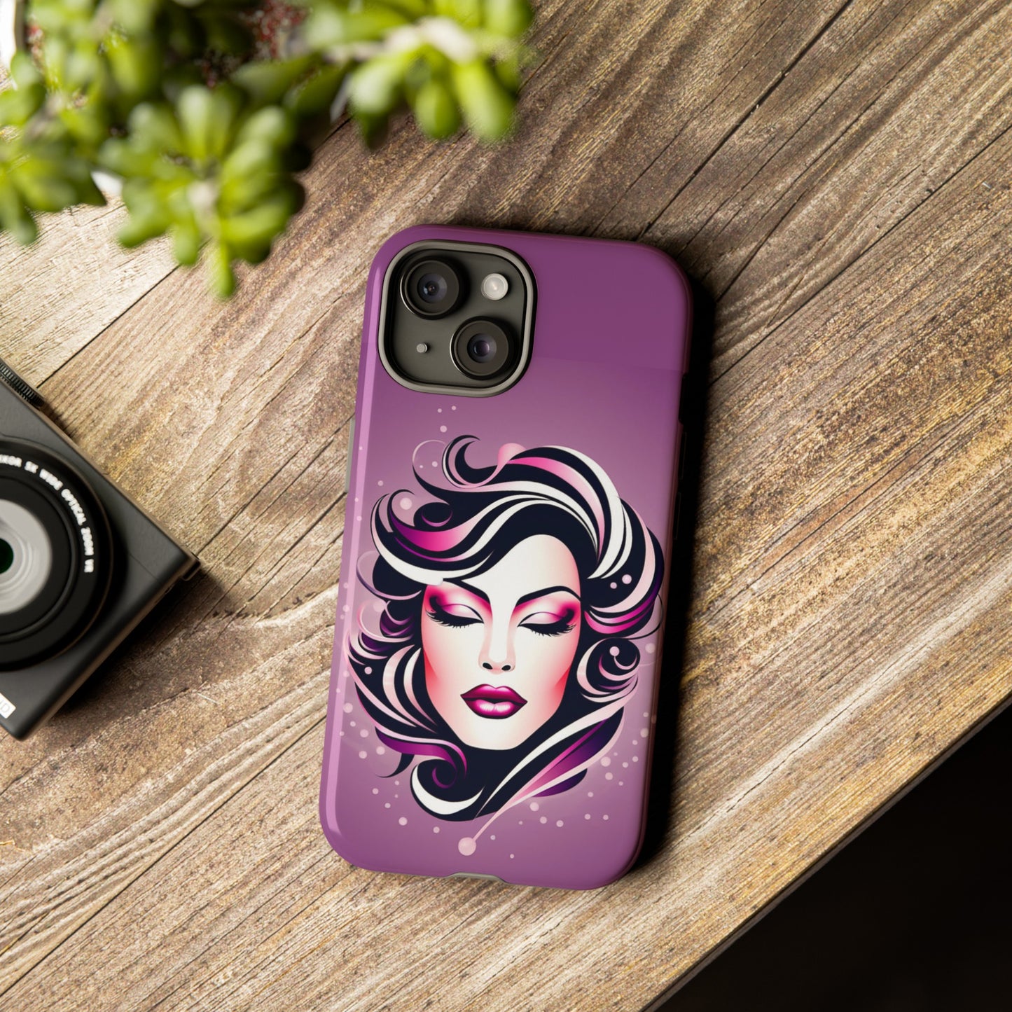 Magenta Lady Tough Case