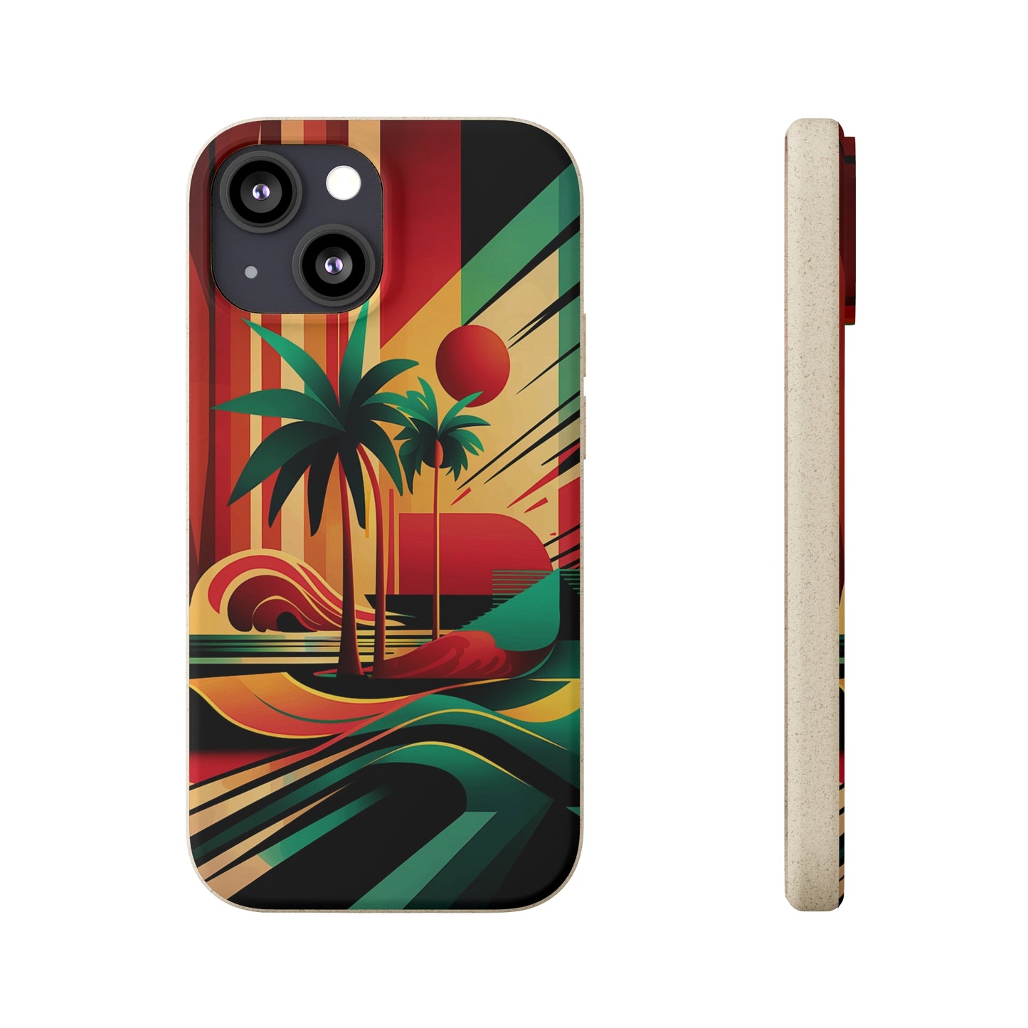 Beach Painting Biodegradable Case