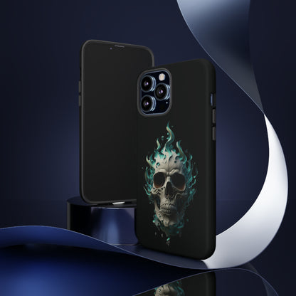 Flaming Skull Tough Case