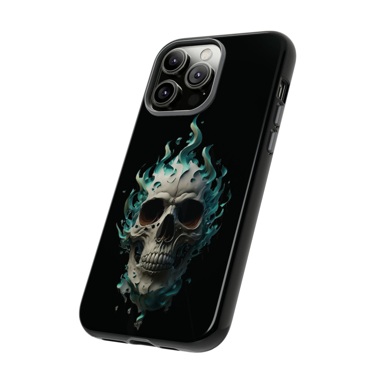 Flaming Skull Tough Case