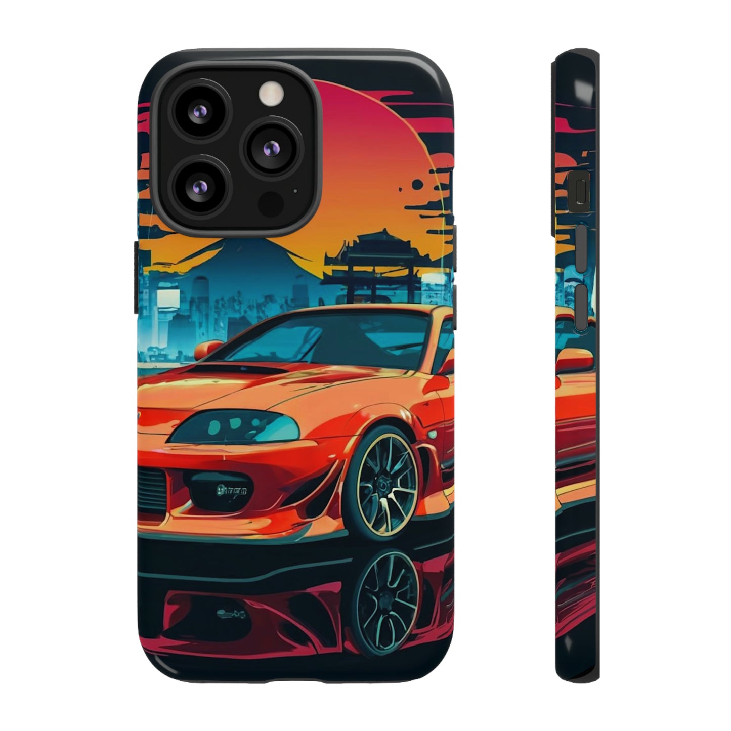 Anime Neon Car Tough Case