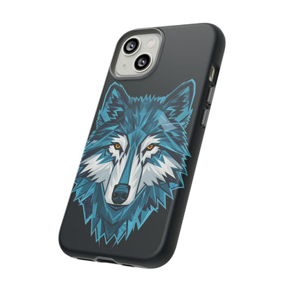 Cubism Wolf Art Tough Case